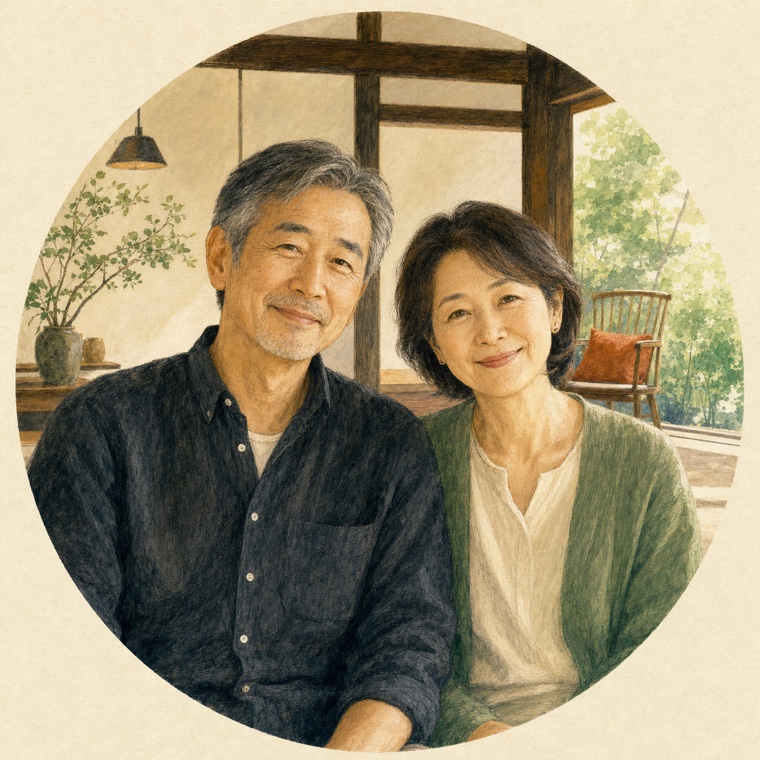 S様ご家族のイラスト